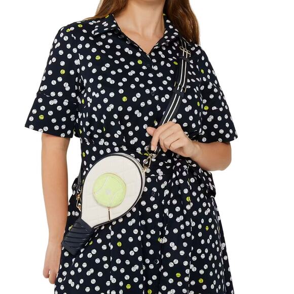 Kate Spade Grand Slam 3D Tennis Raquet Crossbody Bag - Picture 4 of 12